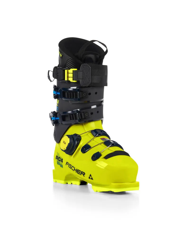 Fischer RC4 CARBON PRO MV BOA Unisex Skischuhe Alpin Ski Boots yellow/carbon