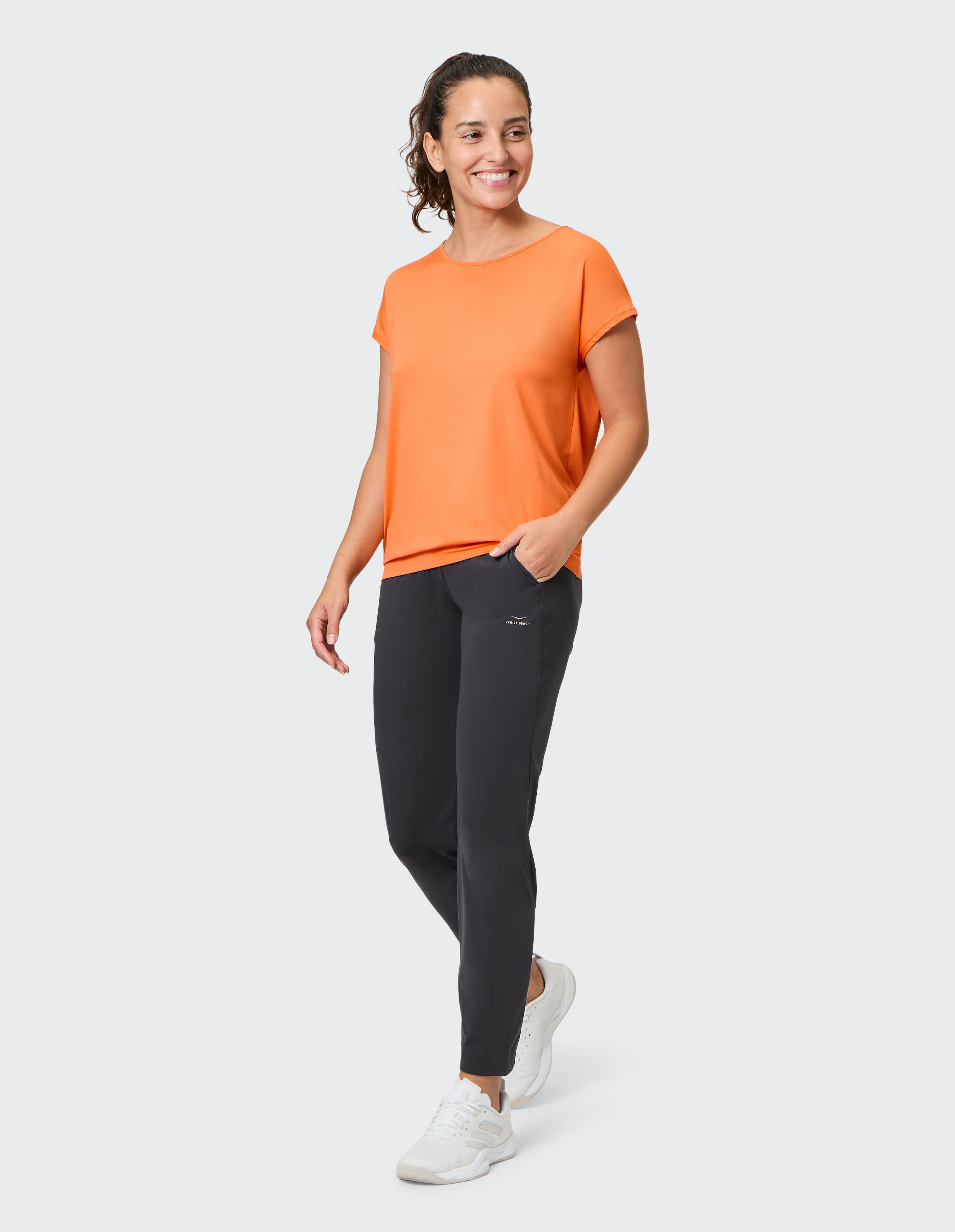 Venice Beach BRANDY Trainingshose Jogginghose Damen dunkelgrau