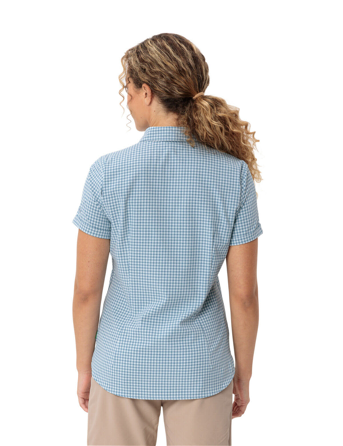 Vaude Seiland III Bluse Kurzarmbluse Damen blau