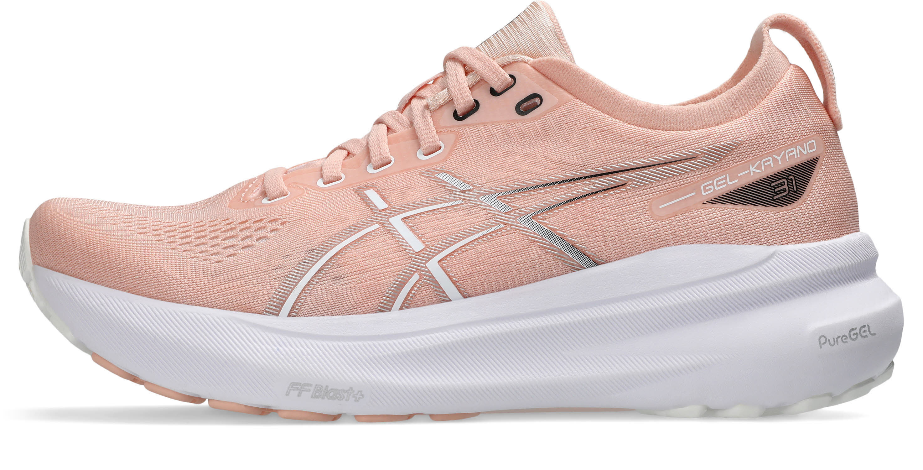 ASICS GEL-KAYANO 31 Laufschuhe Joggingschuhe Damen weiß pfirsich