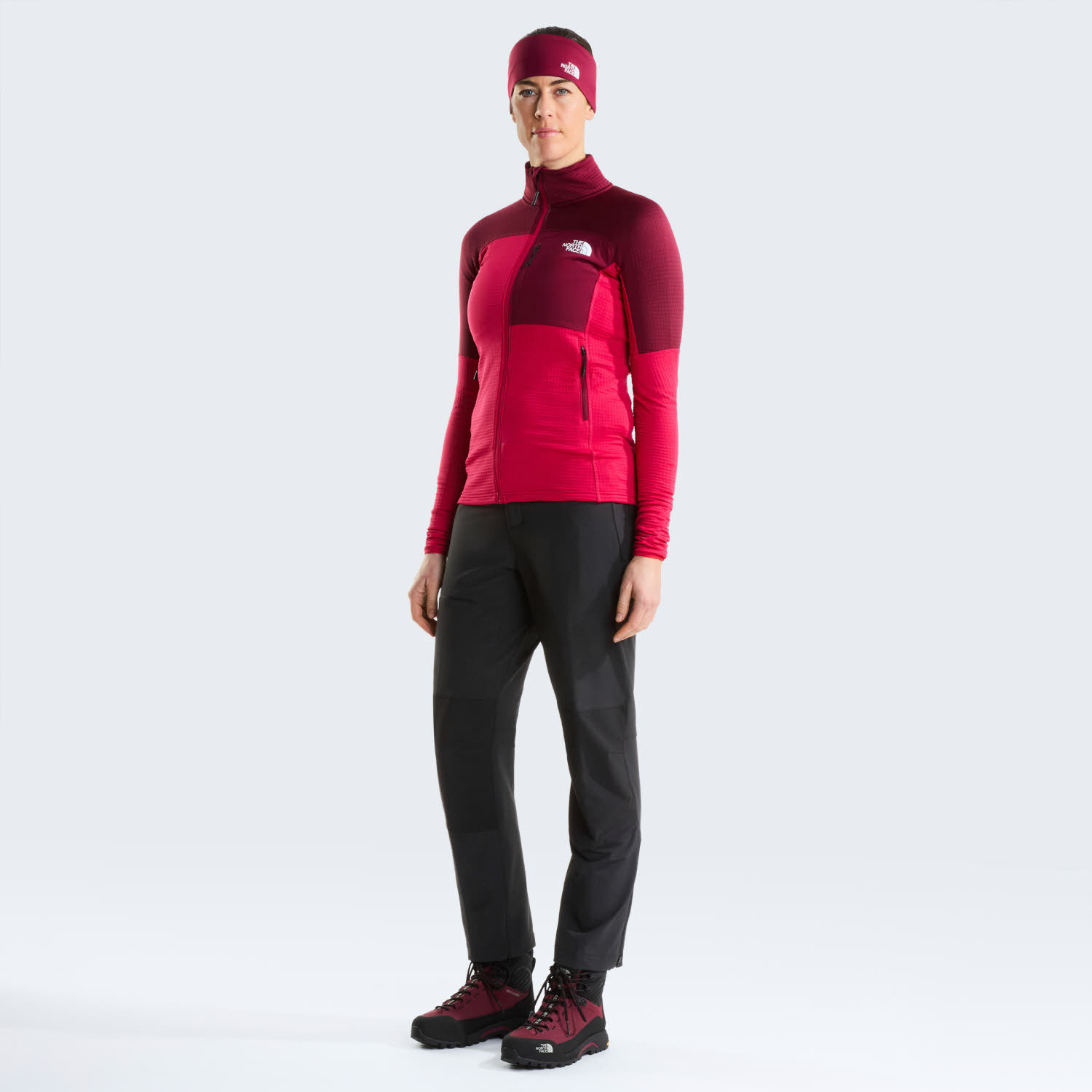 The North Face Stormgap Power Grid™ Damen Funkitonsjacke Outdoorjacke rot