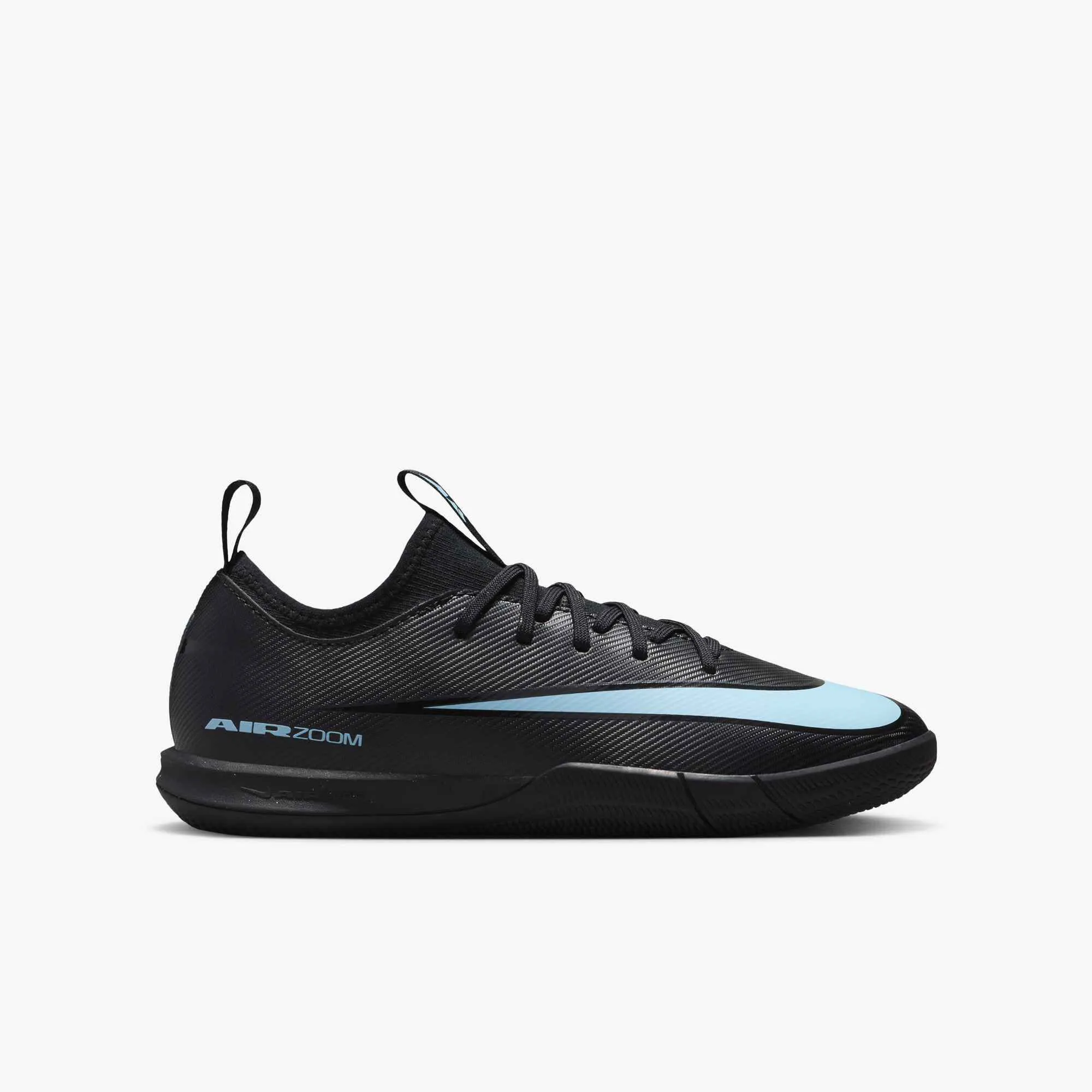Nike JR ZOOM VAPOR 16 ACADEMY IC Fussballschuhe Kinder schwarz