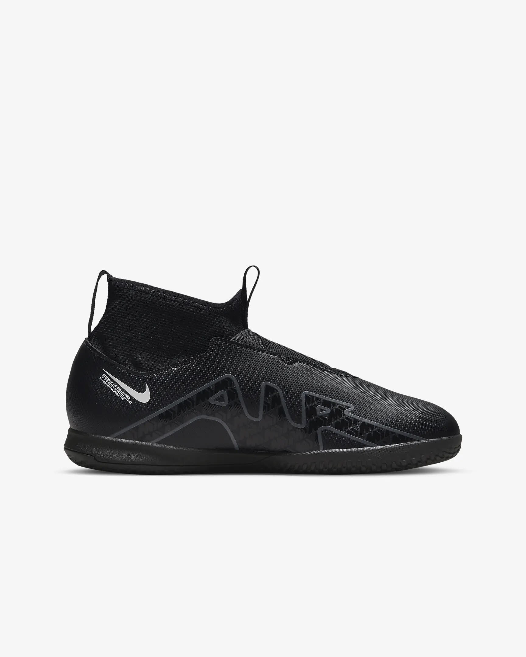 Nike Jr. Zoom Mercurial Superfly 9 Academy IC Fußballschuh Hallenschuh Hartplatz Kinder schwarz