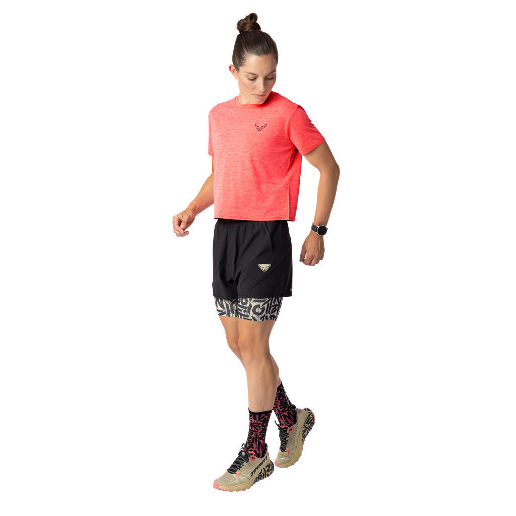 Dynafit TRAIL T-SHIRT W Damen Laufshirt Trailrunningshirt ultra coral