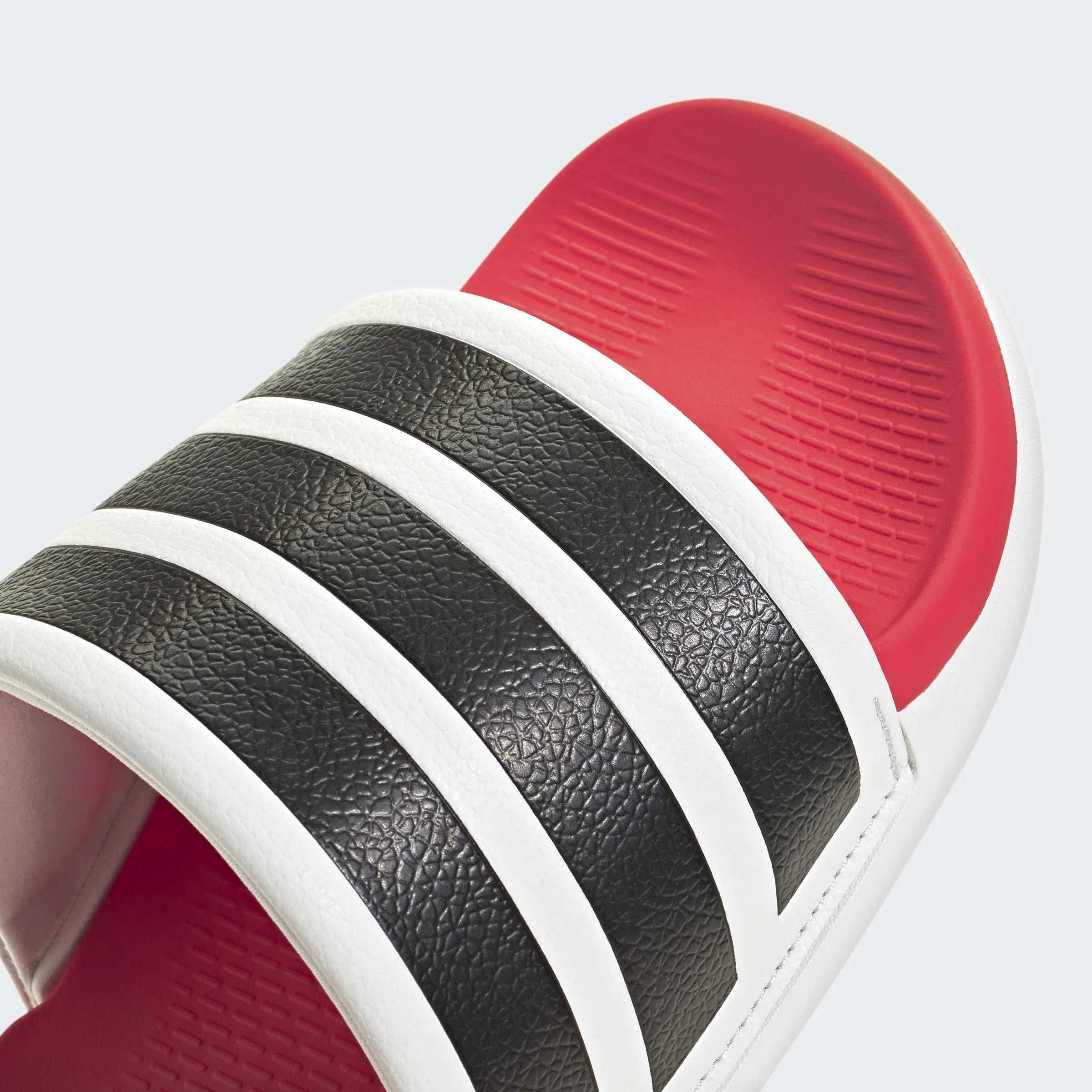 adidas ADILETTE COMFORT 2.0 Unisex Badelatschen weiß/rot/schwarz