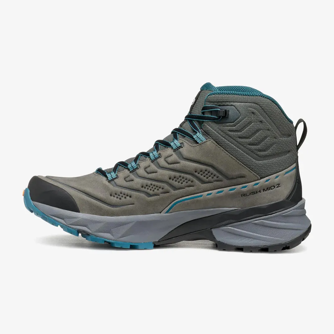 SCARPA RUSH 2 PRO MID GTX Herren Wanderschuh Mid-Cut Nubuk Fast-Hiking-Stiefel mit fortschrittlichem Komfort und Dämpfung