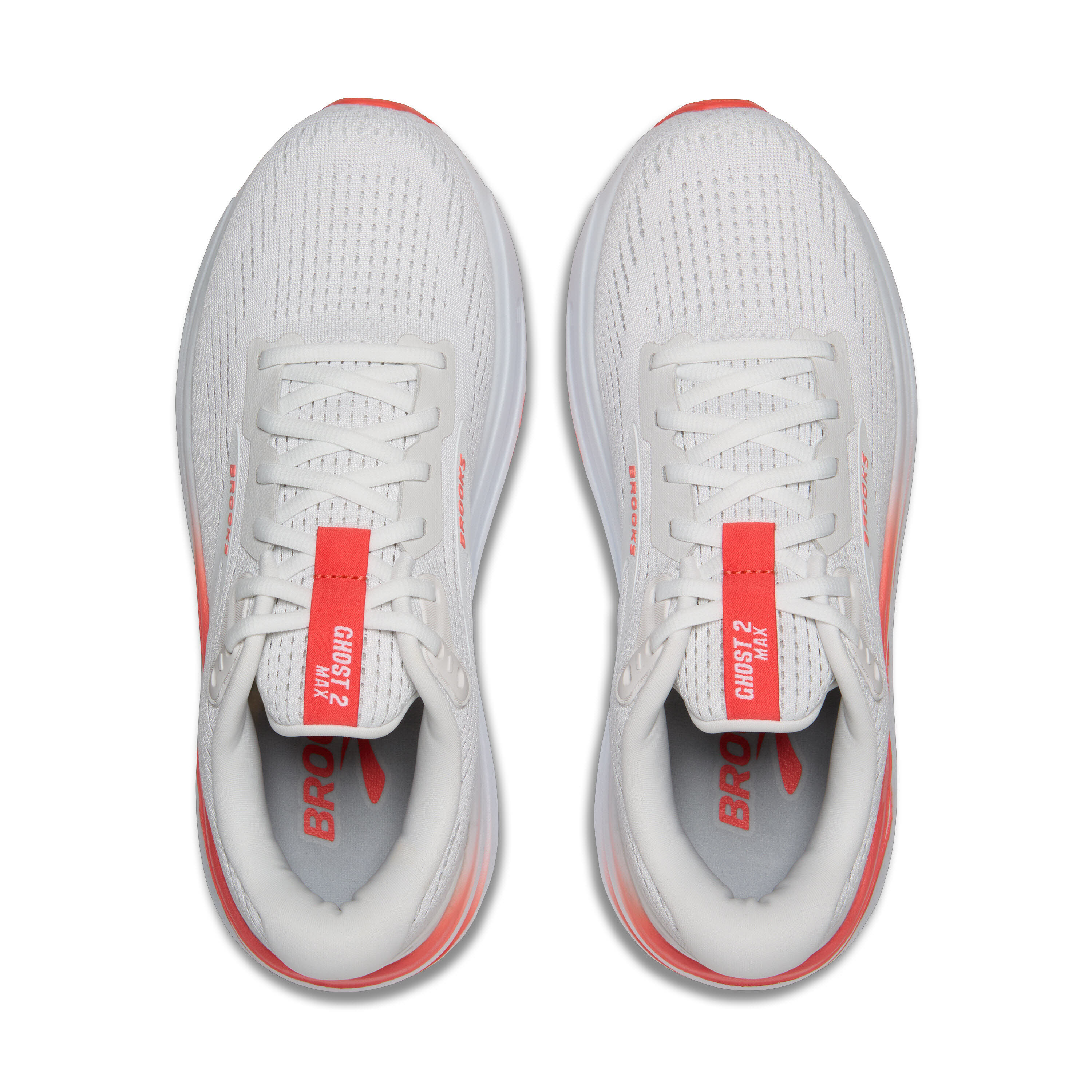 Brooks Ghost Max 2 Laufschuh Joggingschuh Damen weiß orange