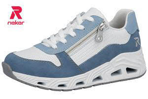 Rieker Damen Sneaker low blau