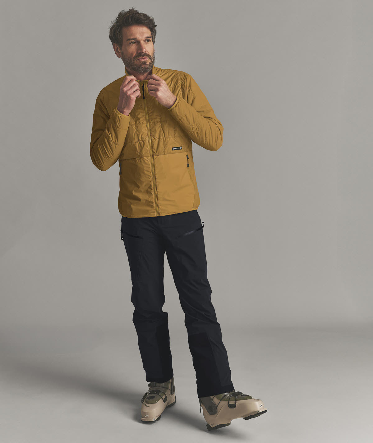 Ortovox Ortler Metawool 60 REV JKT Herren Funktionsjacke Isolationsjacke braun