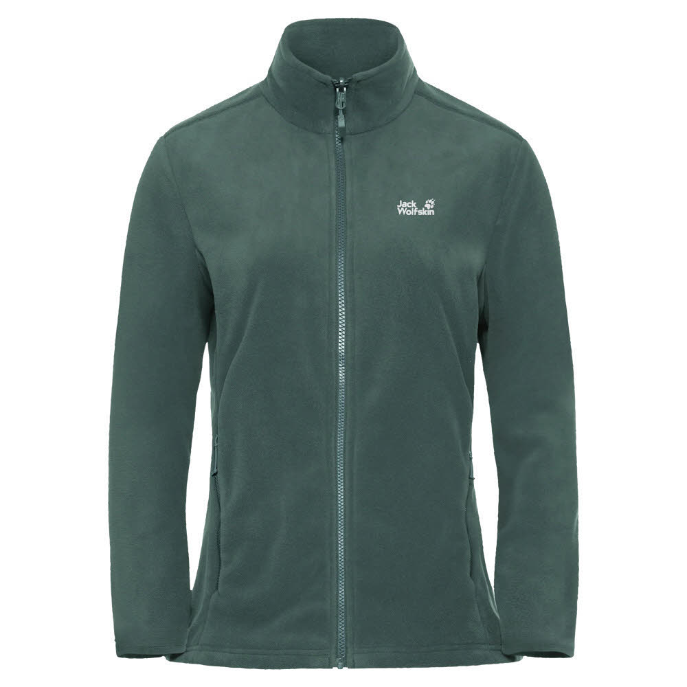 Jack Wolfskin TAUNUS 200 FZ Damen Fleecejacke Midlayer sago palm