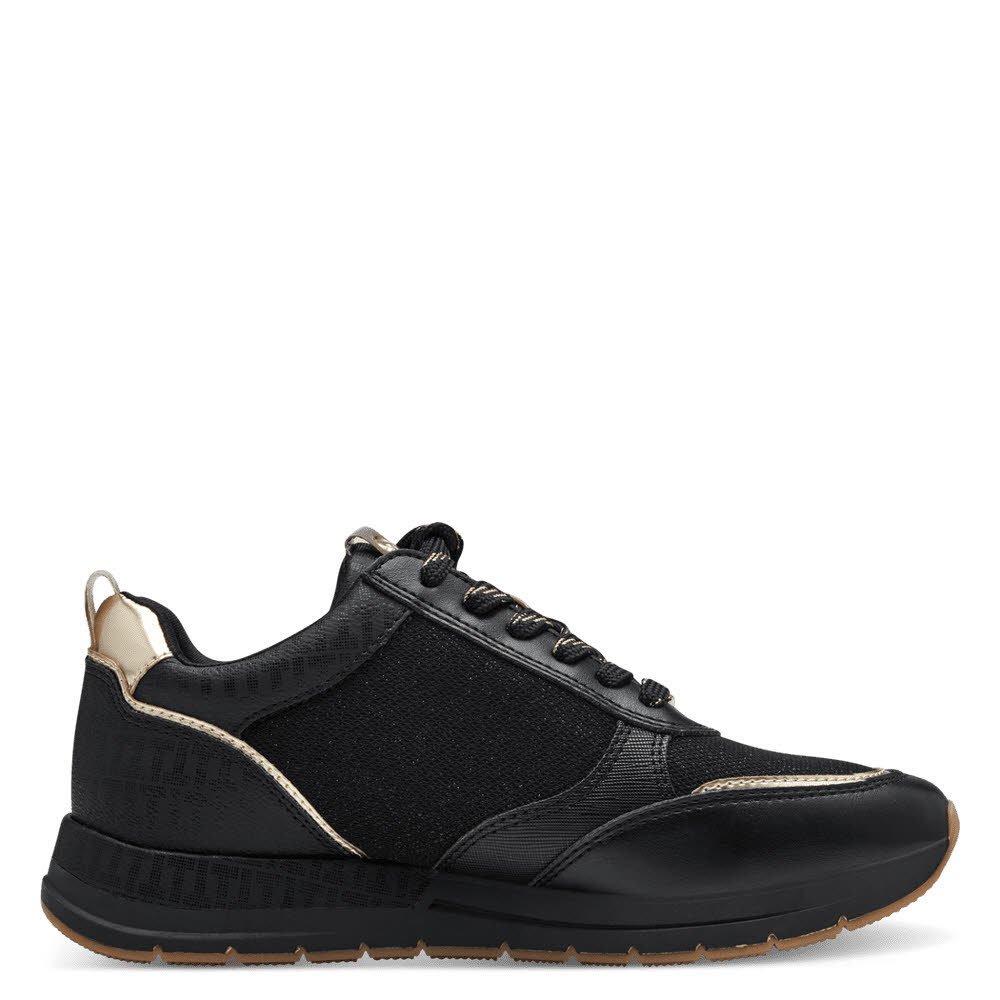 Tamaris Damen Lace-up Halbschuhe Sneaker schwarz