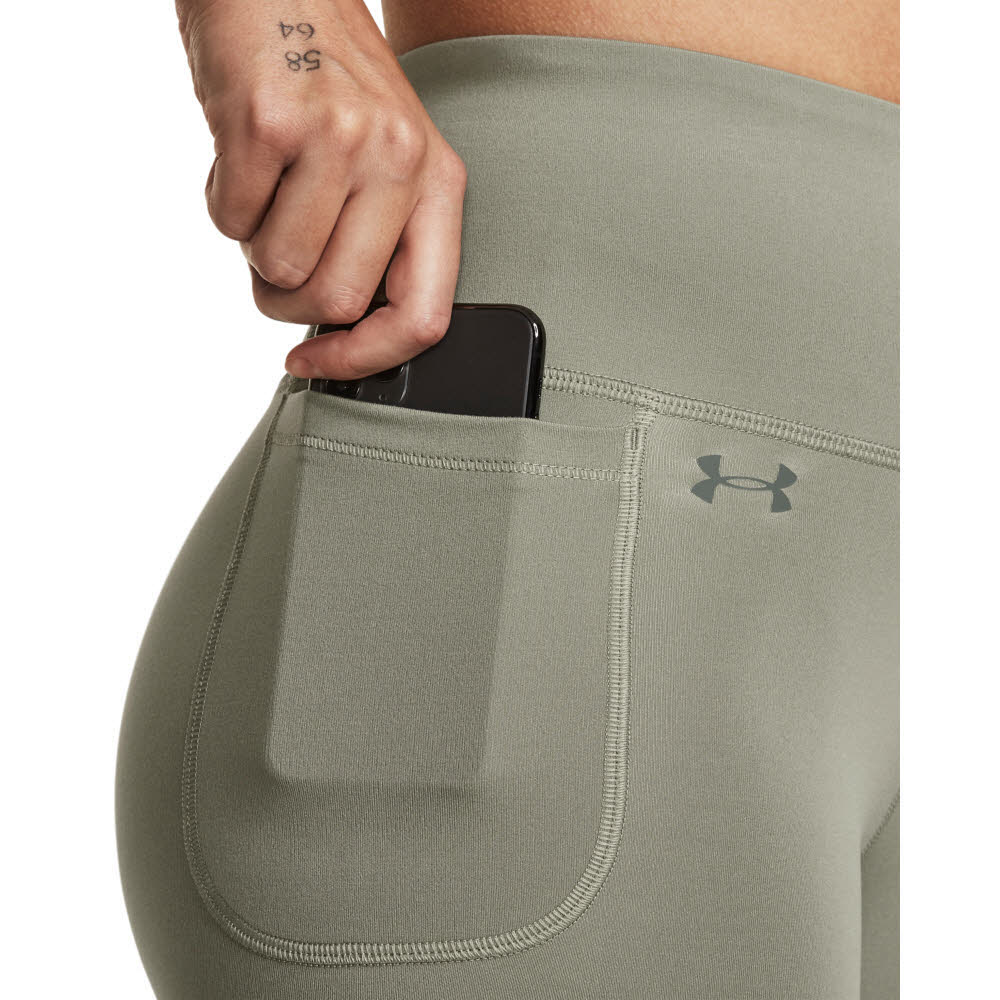 Under Armour Motion Ankle-Leggings Damen Sport-Leggings Trainingshose grün