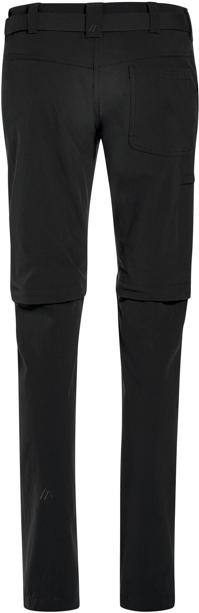 Maiersports Inara Slim Damen Ziphose Outdoorhose Schwarz