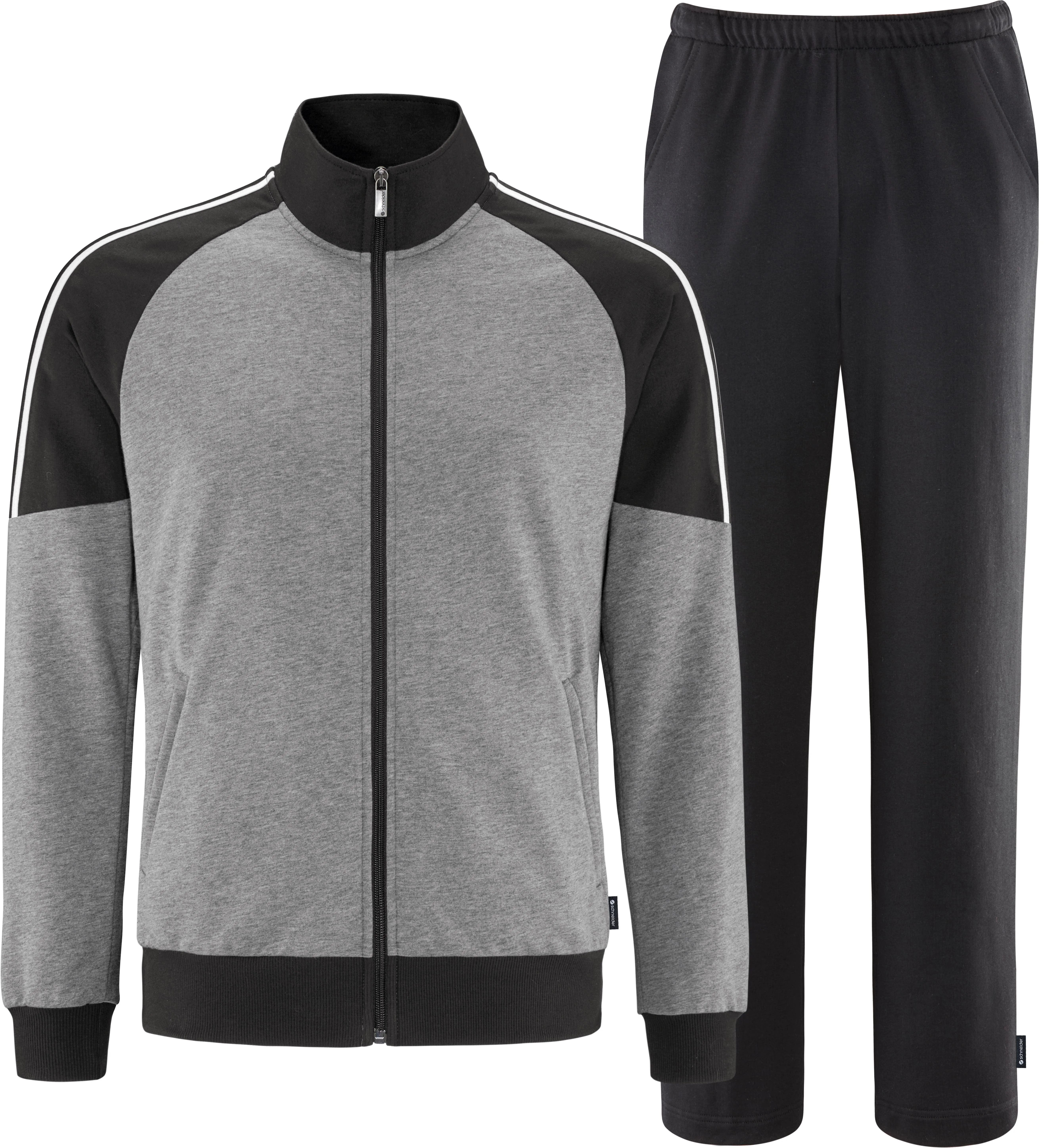 Schneider Flynnm-Anzug Herren Trainingsanzug Jogginganzug grau