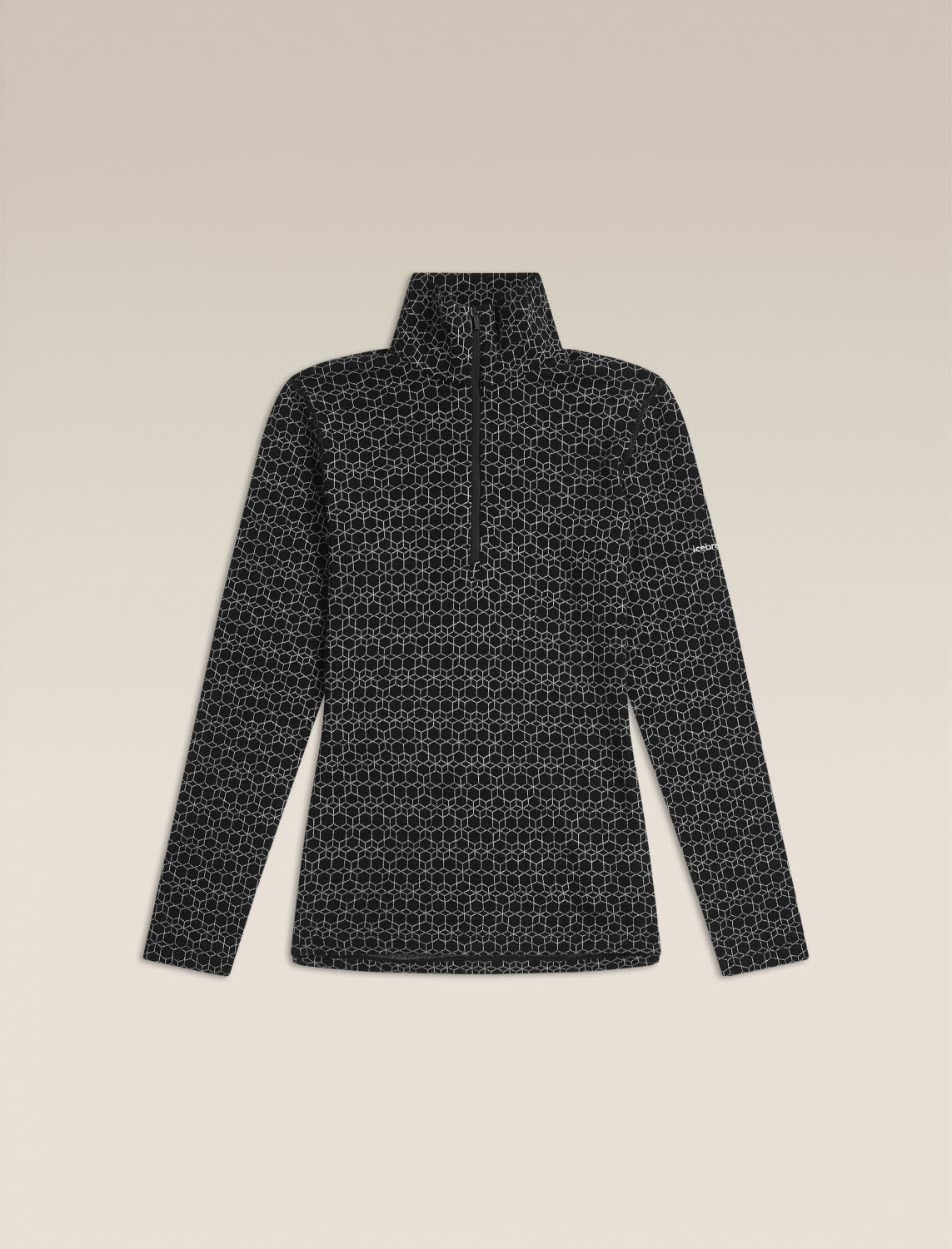 ICEBREAKER Shirt Damen Skirolli schwarz