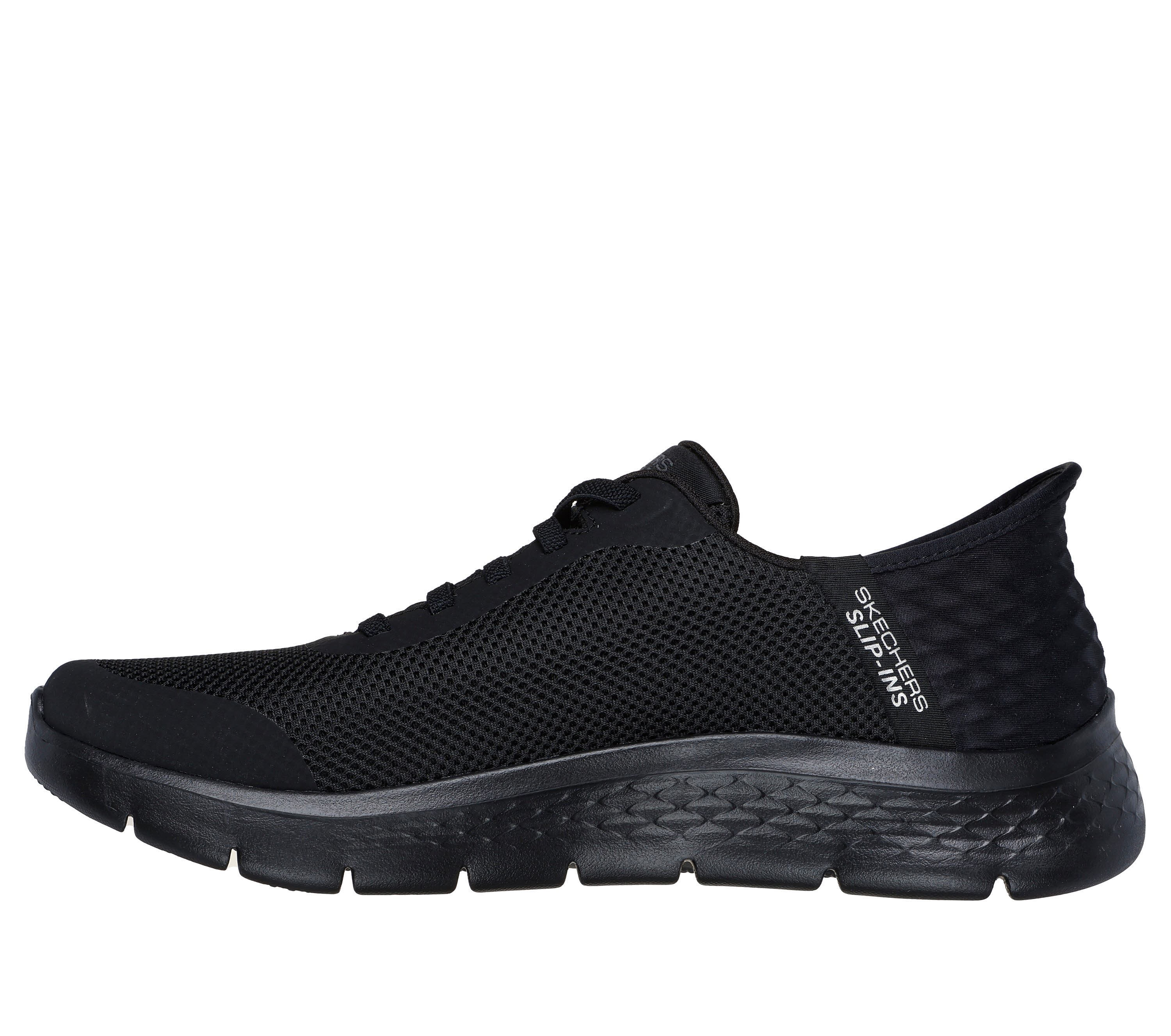 Skechers Go Walk Fllex Schnürer Sneaker Herren schwarz