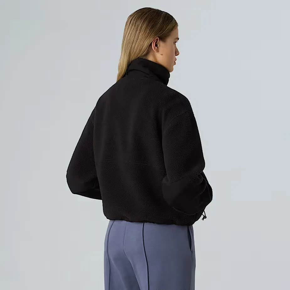 The North Face YUMIORI OFF PEAK 1/2 ZIP Damen Fleecejacke Outdoorweste schwarz