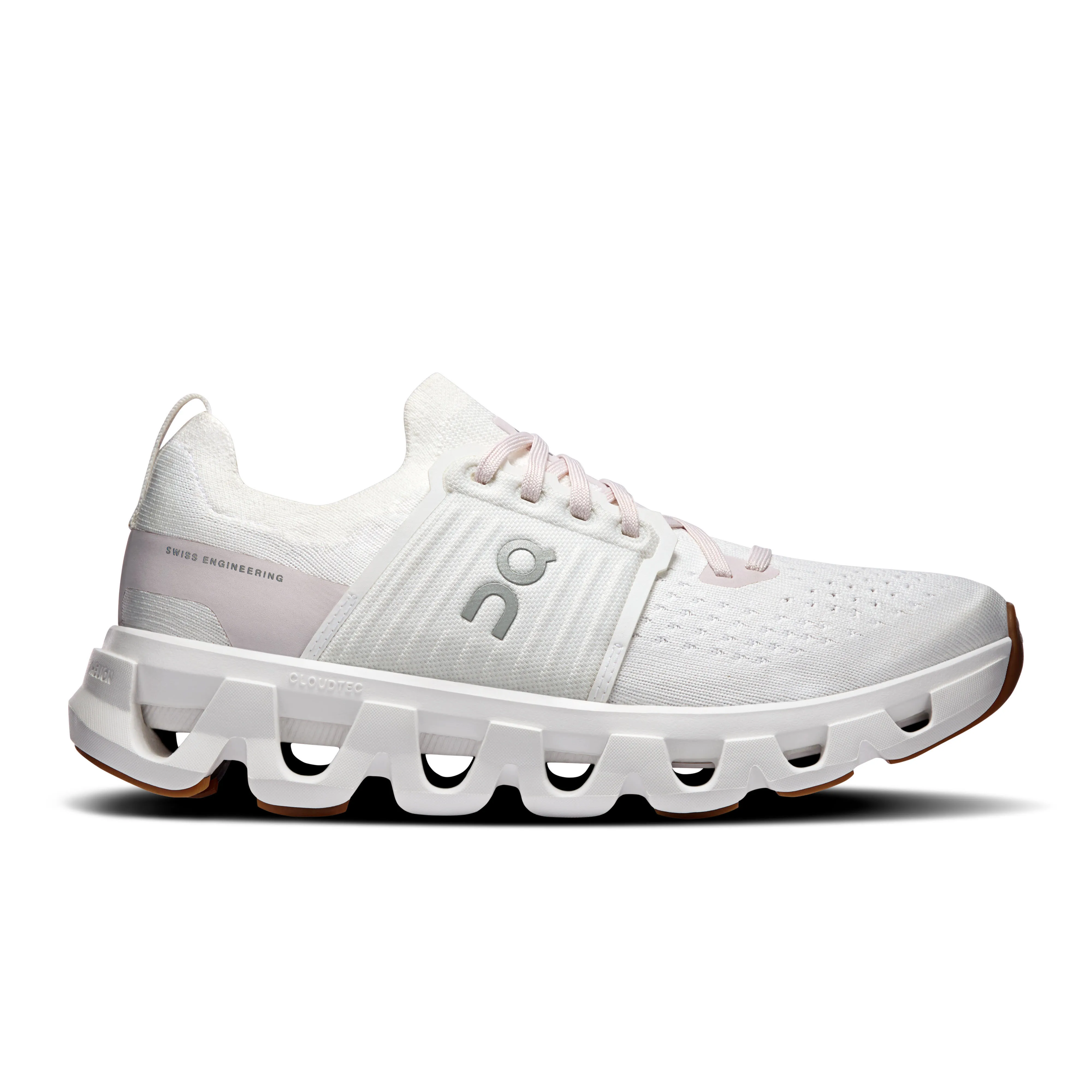 ON CLOUDSWIFT 4 Damen Laufschuhe Joggingschuhe white/lily