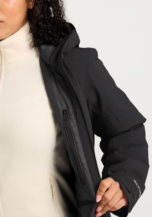 JACK WOLFSKIN DA HEIDELSTEIN 2 INS JKT W Damen Kombijacken schwarz