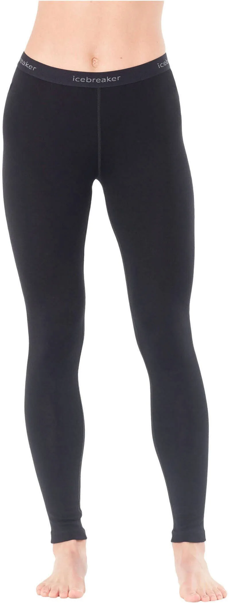 Icebreaker Merino 260 Tech Leggings Unterhose Damen schwarz