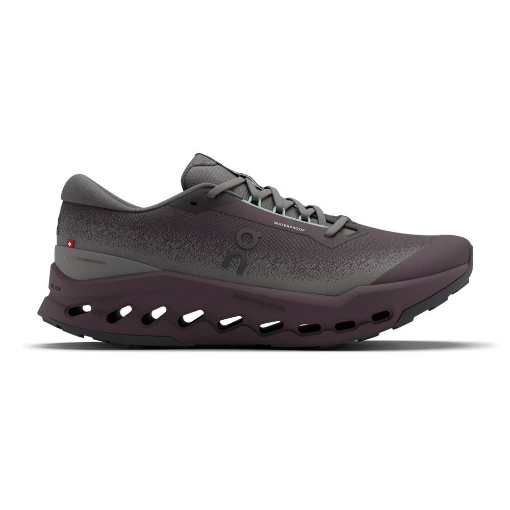ON CLOUDSURFER TRAIL 2 WP Damen Laufschuhe Trailrunningschuhe wasserdicht dunkellila