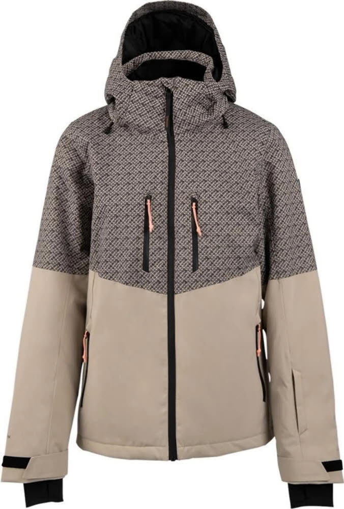 Brunotti Latteas Damen Skijacke Winterjacke beige