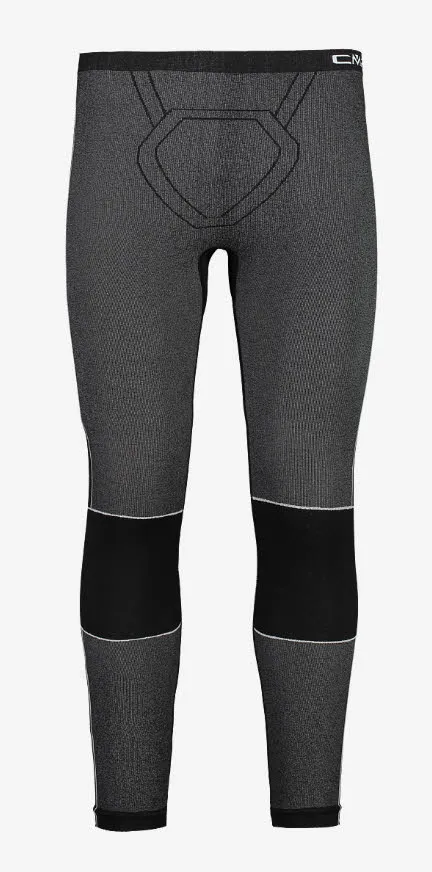 CMP MAN SEAMLESS 3/4 PANT Herren Thermohose Funktionsunterhose NERO neu