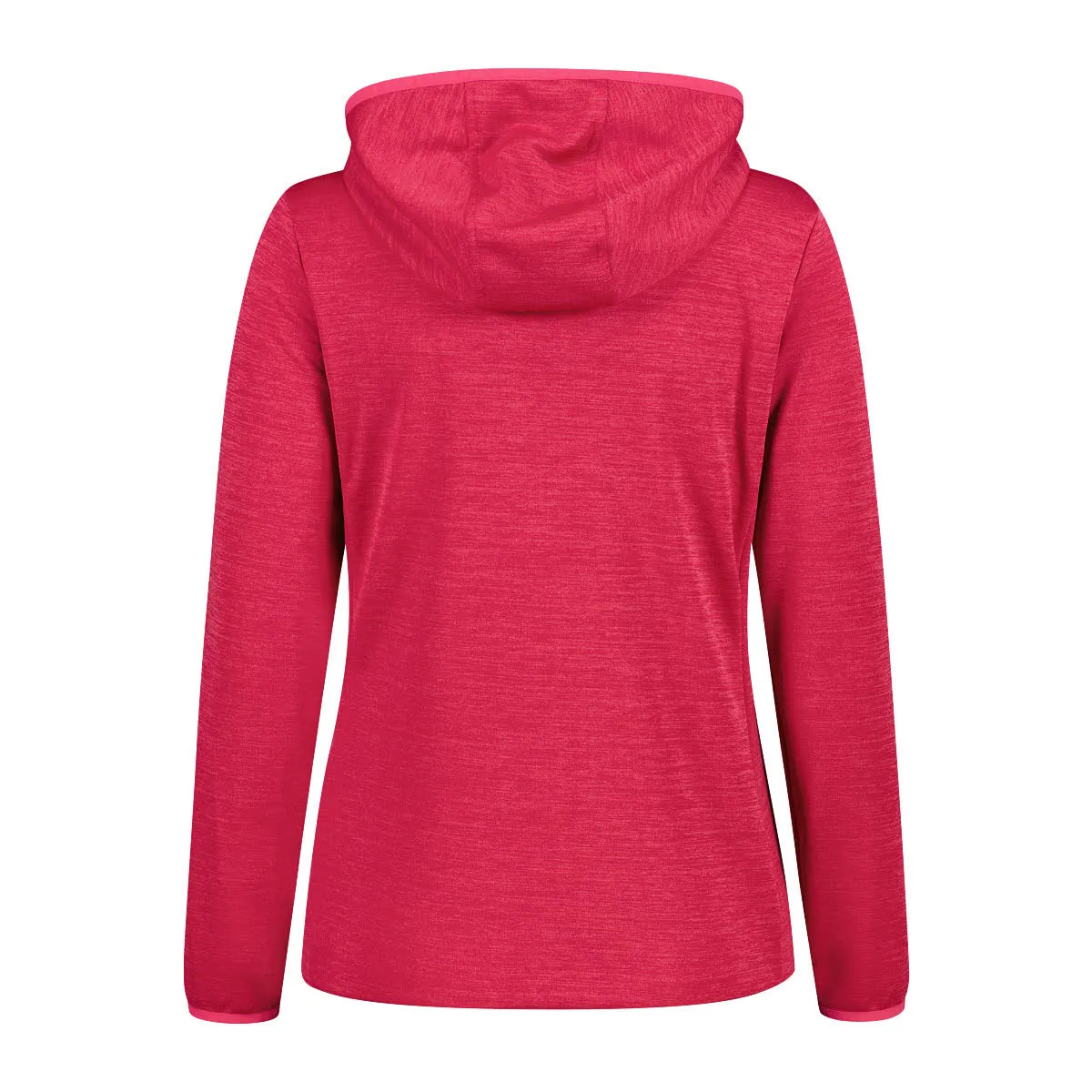 CMP WOMAN JACKET FIX HOOD Damen Fleecejacke Outdoorjacke magenta mel.