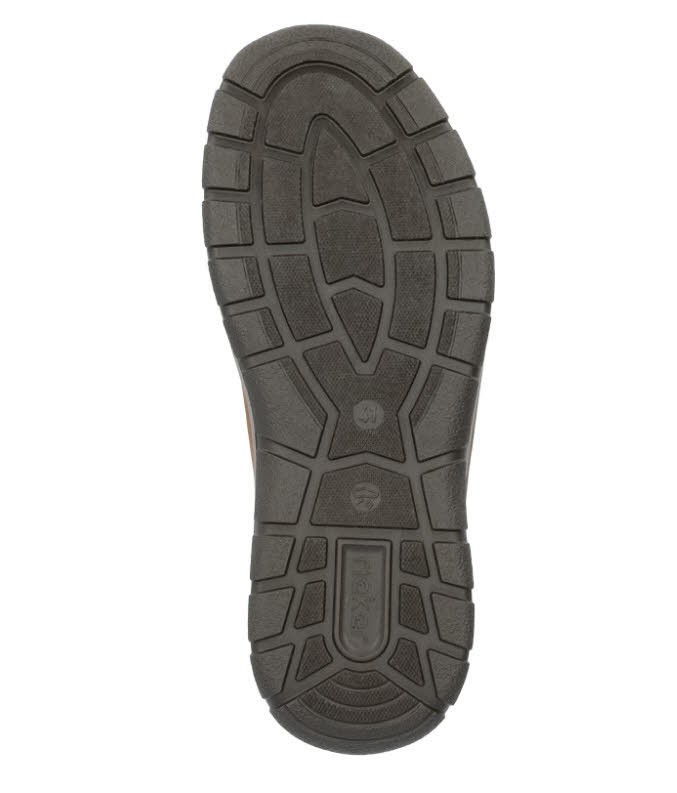 Rieker Herren Schnürschuhe Halbschuhe nougatbraun
