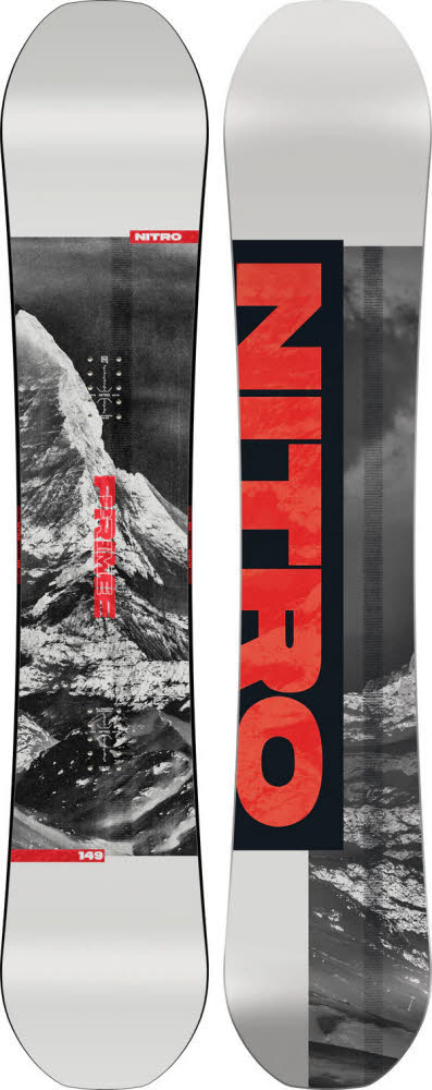 NITRO PRIME RAW Unisex Snowboard schwarz