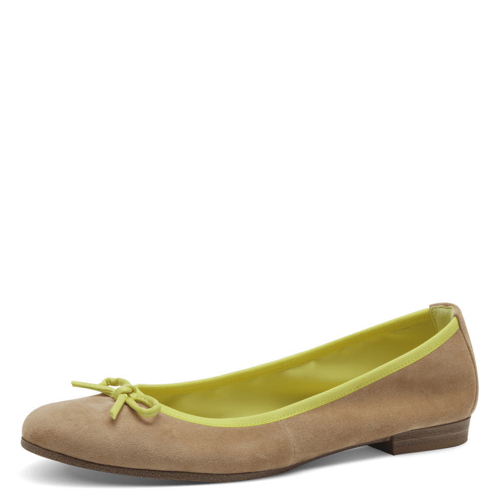 Tamaris Damen Ballerina beige