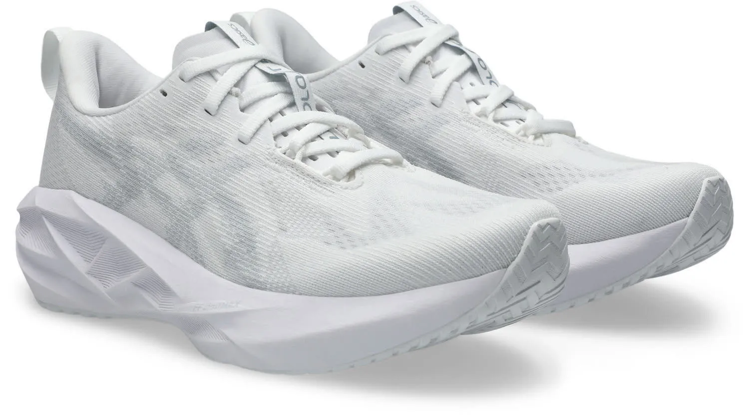 ASICS Novablast 5 Damen Laufschuhe Joggingschuhe White/Piedmont Grey