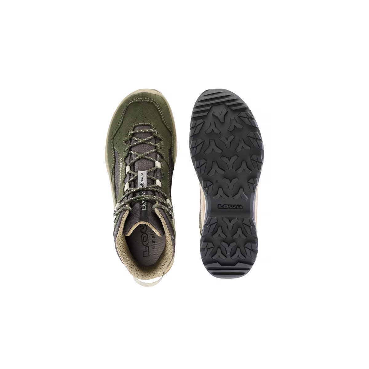 Lowa VENTIERRA GTX QC Ws Damen Wanderschuhe Trekkingschuhe High oliv/beige