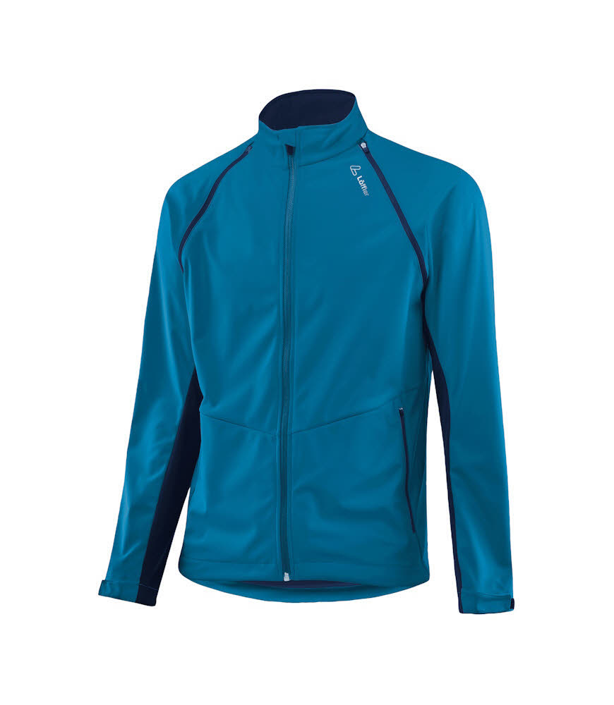 Löffler M ZIP OFF JACKET WS LIGHT Herren Langlaufjacke Funktionsjacke blau