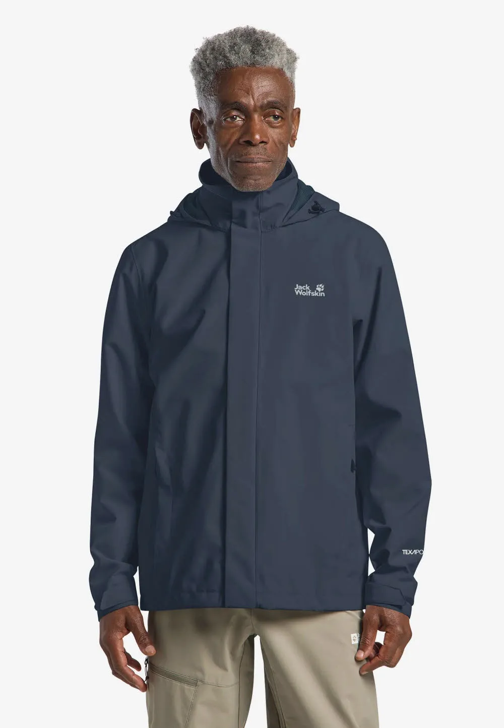 Jack Wolfskin Trailtime 2L Jkt Herren Regenjacke Allwetterjacke blau