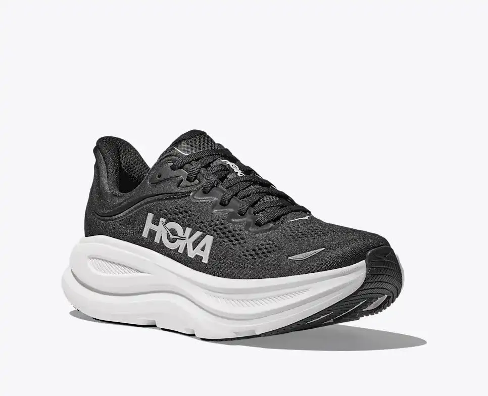 Hoka Bondi 9 Straßenlaufschuh Herren schwarz/weiß