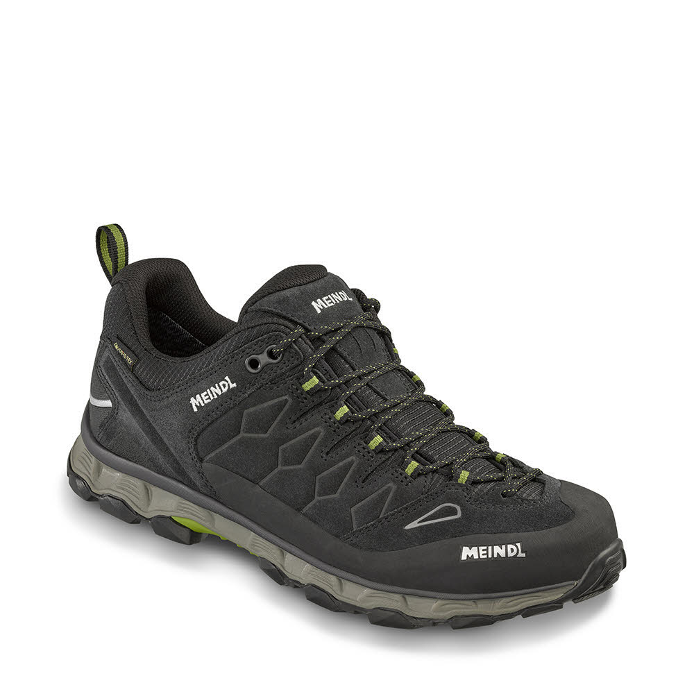 Meindl Lite Trail GTX Herren Wanderschuhe Trekkingschuhe Low schwarz/gelb