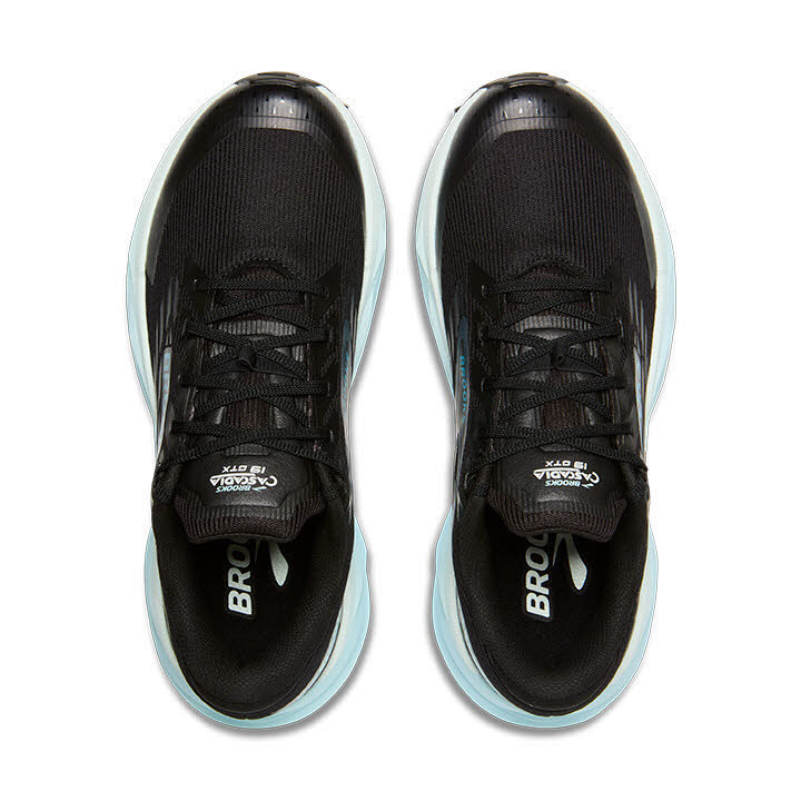 Brooks Cascadia 19 GTX Damen Laufschuhe Joggingschuhe black/ebony/blue flower
