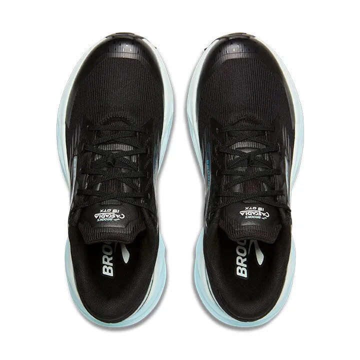 Brooks Cascadia 19 GTX Damen Laufschuhe Joggingschuhe black/ebony/blue flower