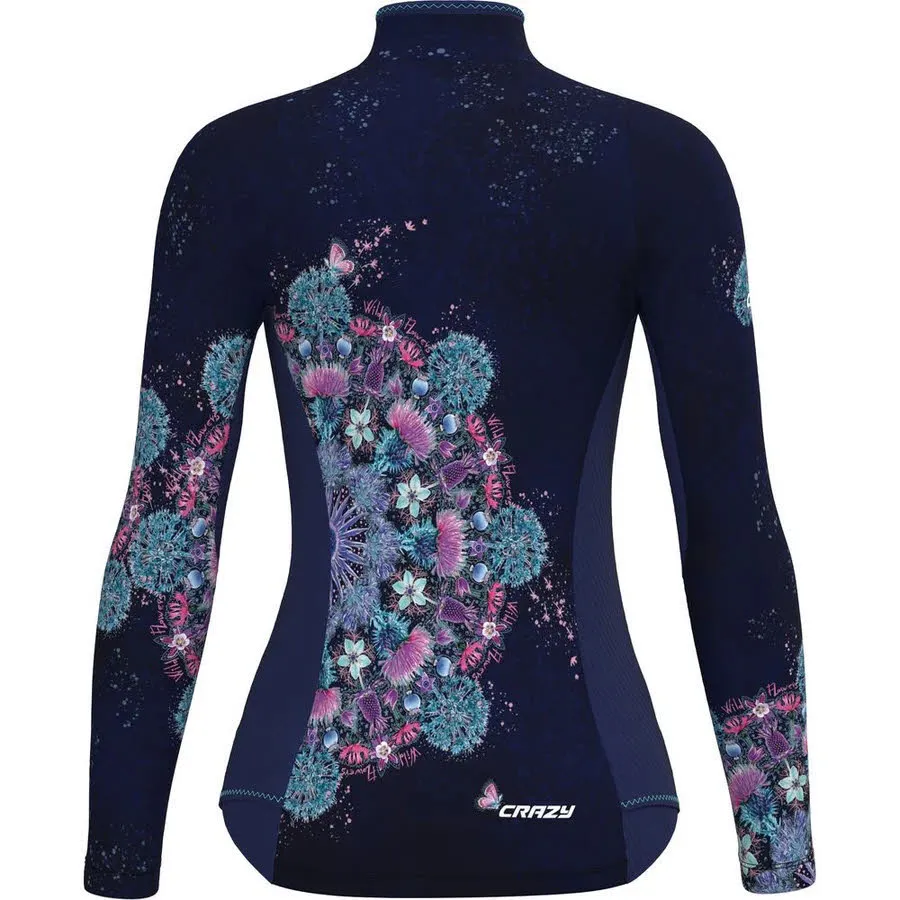 Crazy Idea Pull Wonder Magic Light Damen Midlayer mandala
