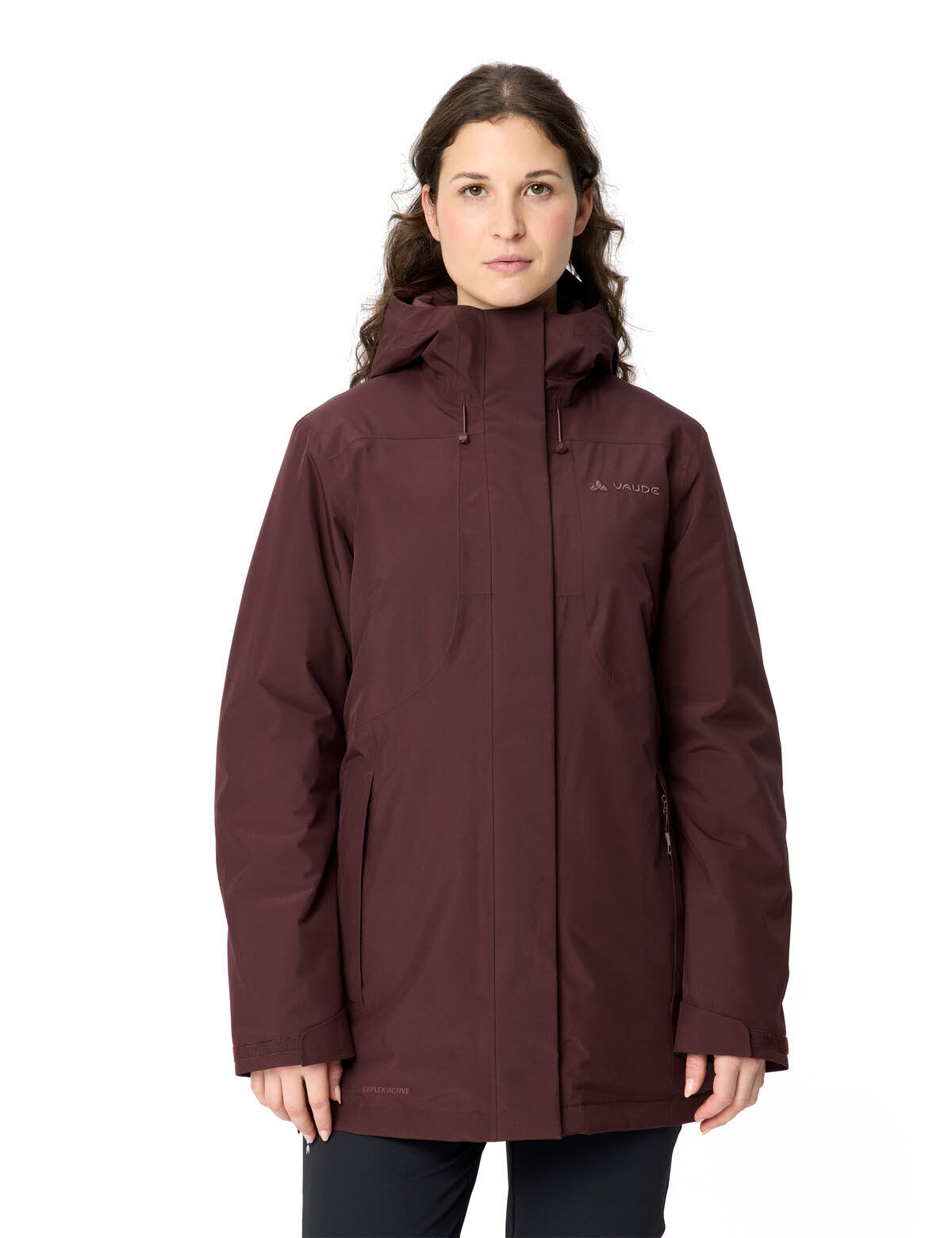Vaude Rosemoor Padded Parka Damen Freizeitjacke Winterjacke dark oak
