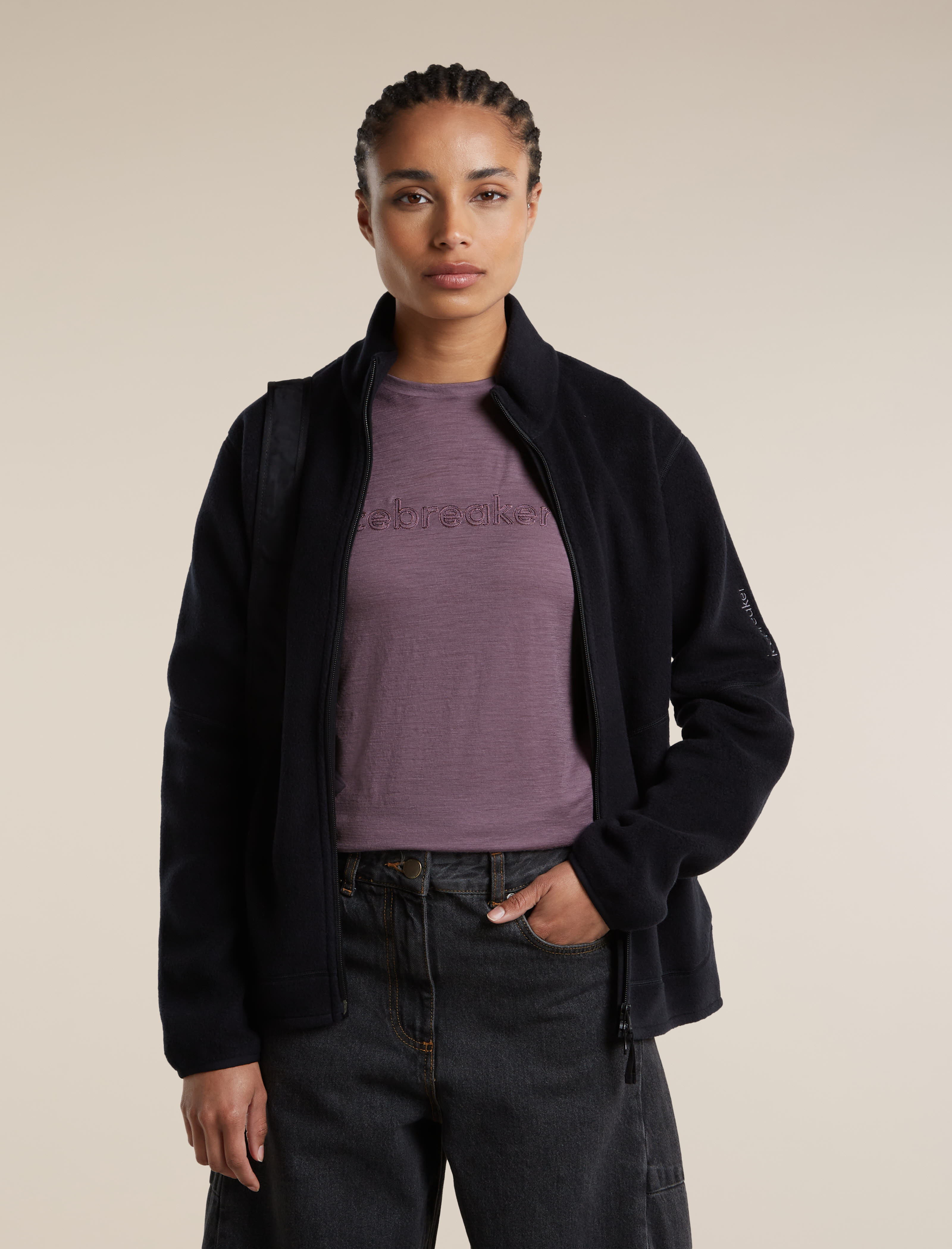 Icebreaker  M 150 Tech Lite SS Tee IBStitchlin Damen T-Shirt lila