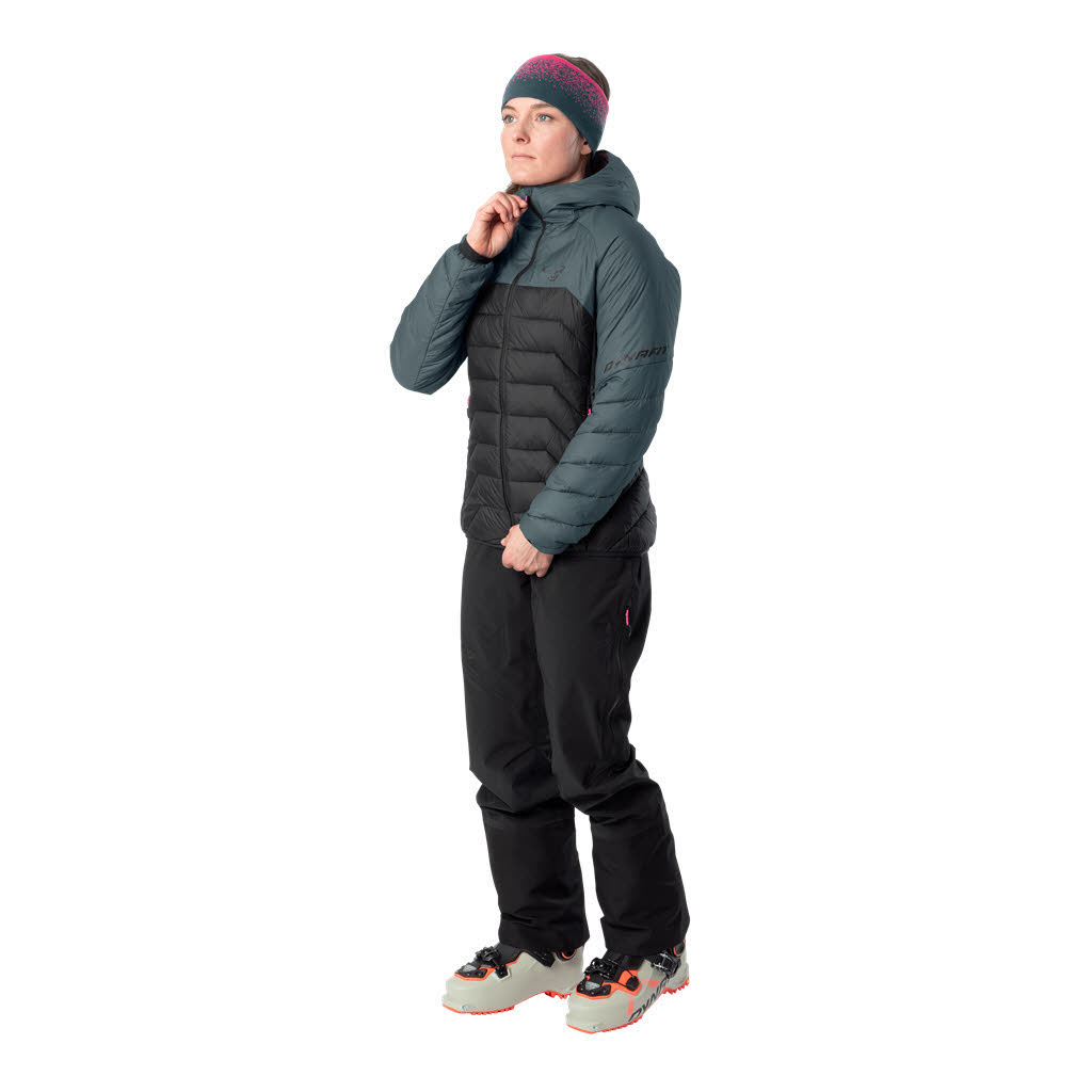 Dynafit RADICAL INS HOOD JKT Damen Isolationsjacke Outdoorjacke grau