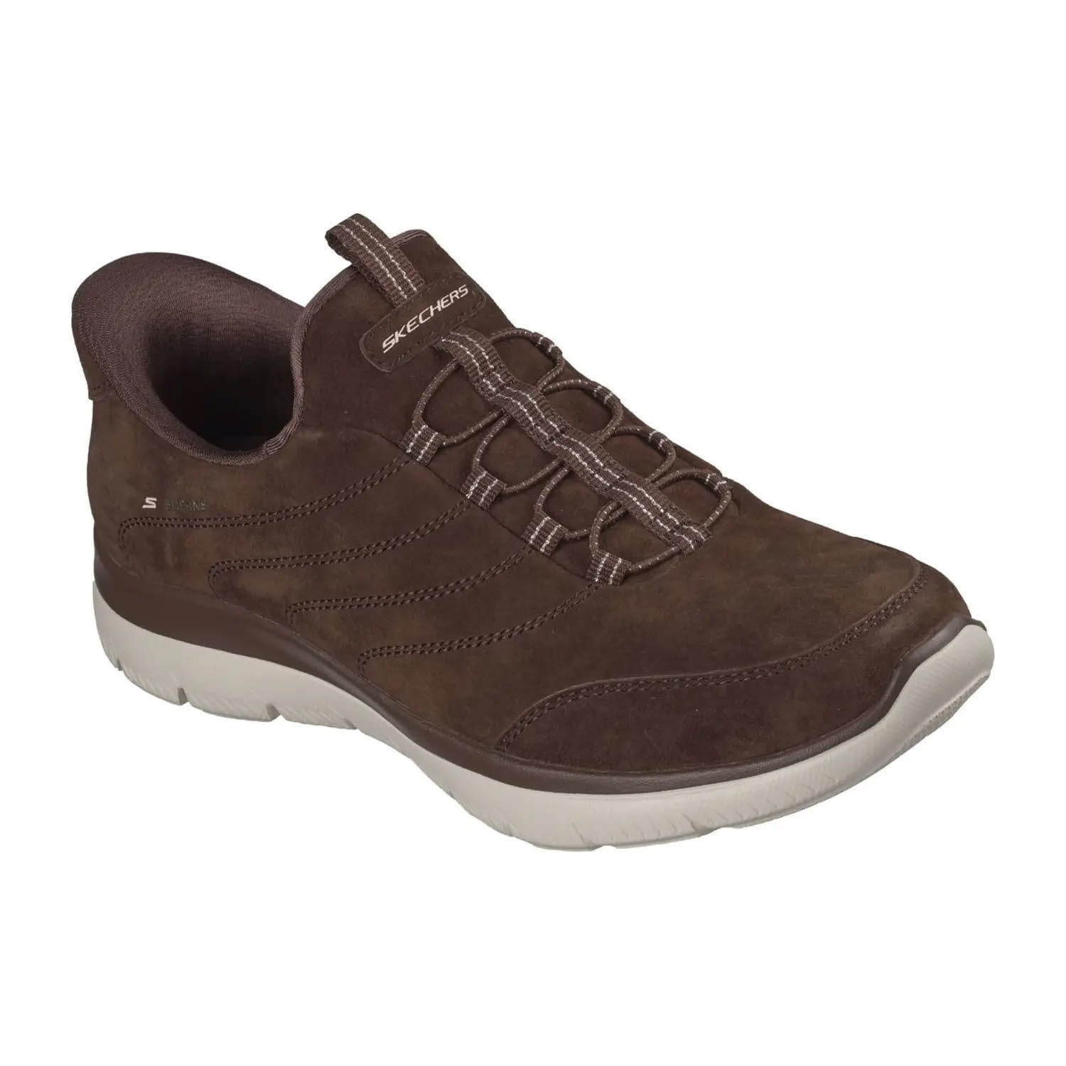 Skechers SUMMITS Damen Slipper Sneaker Low braun