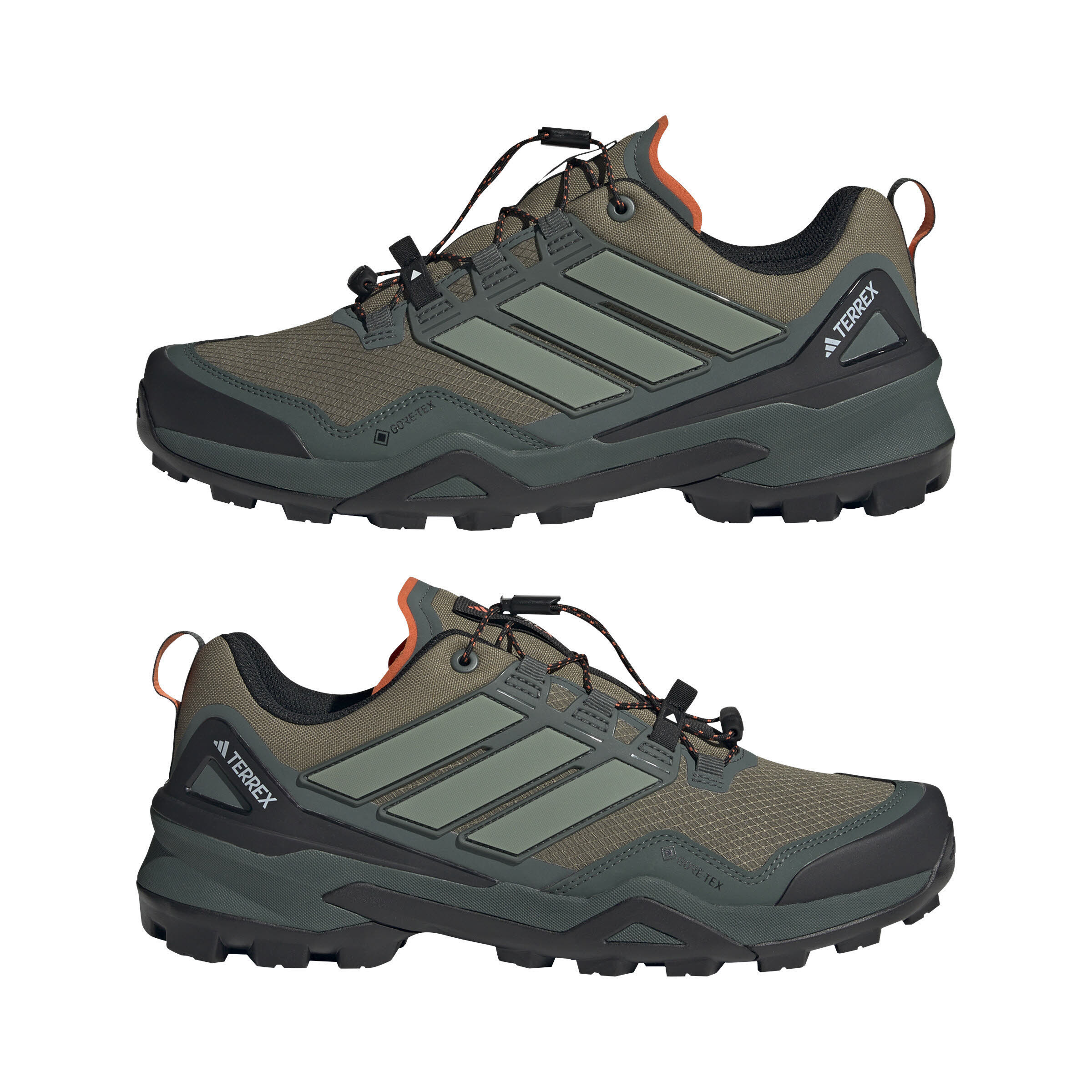adidas TERREX SKYCHASER GTX Herren Wanderschuhe Trekkingschuhe Low oliv/schwarz