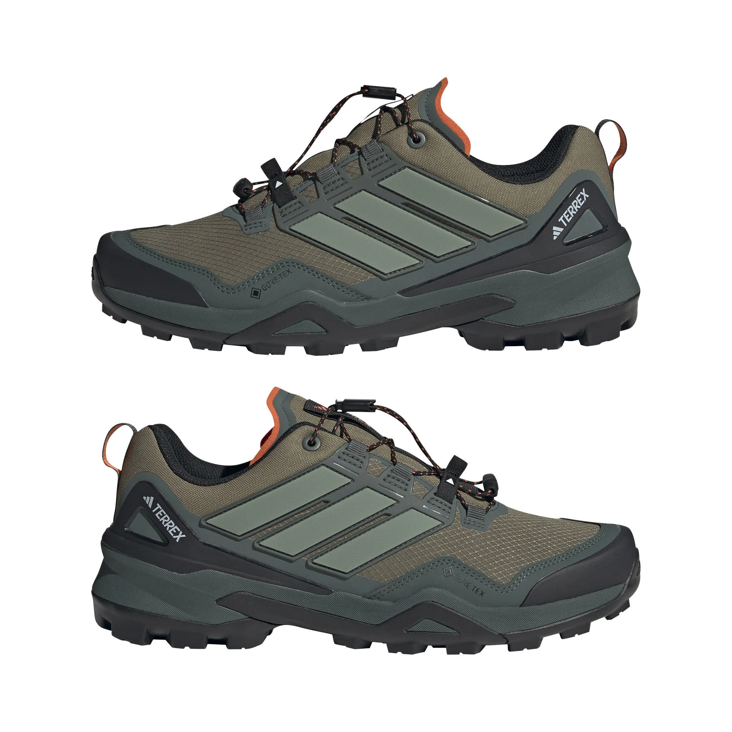 adidas TERREX SKYCHASER GTX Herren Wanderschuhe Trekkingschuhe Low oliv/schwarz
