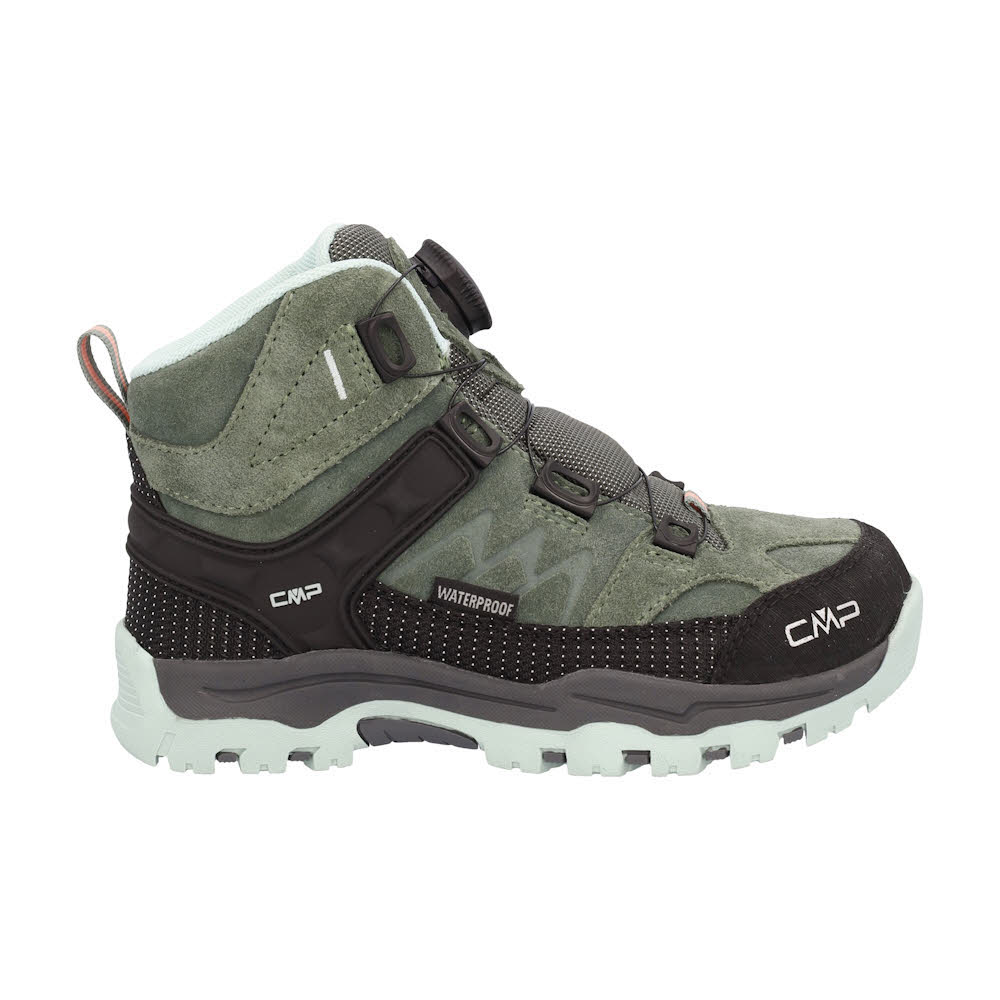 CMP KIDS KIRUNA MID FITGO WP Kinder Wanderschuhe Mid musk/jade