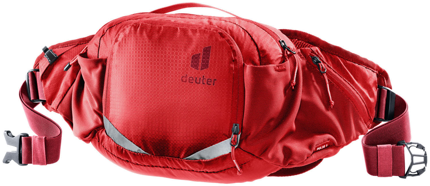 Deuter PULSE 5 Unisex Bauchtaschen Hüftgurttasche cherry/masala