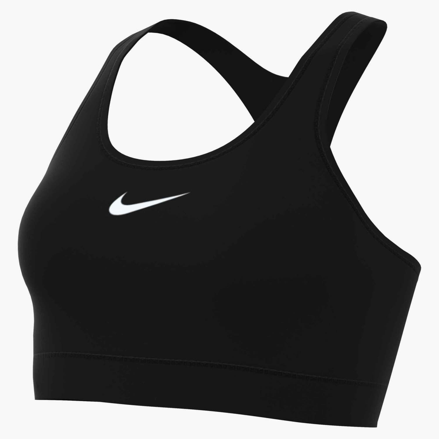 NIKE DRI-FIT SWOOSH WOMEN"S Damen Sport-BH Bra schwarz