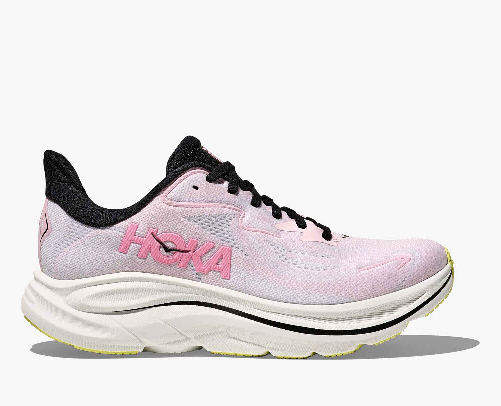 Hoka W CLIFTON 10 Damen Laufschuhe Joggingschuhe carnation/starlight glow